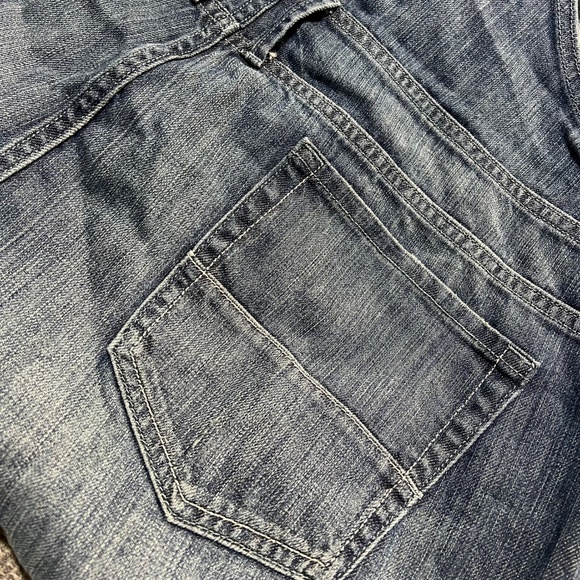 EUC. Vintage [GAP] Cotton Denim Blue Jean Wide Leg 90s Overalls | VNTG · XXL - Picture 8 of 12